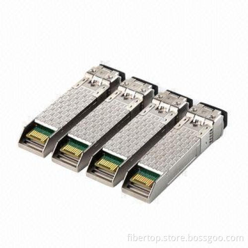 10G SDH SFP+ with CDR LR Fiber-optic Transceiver Modules, 1,310nm, Suitable for 10km SMF Connection